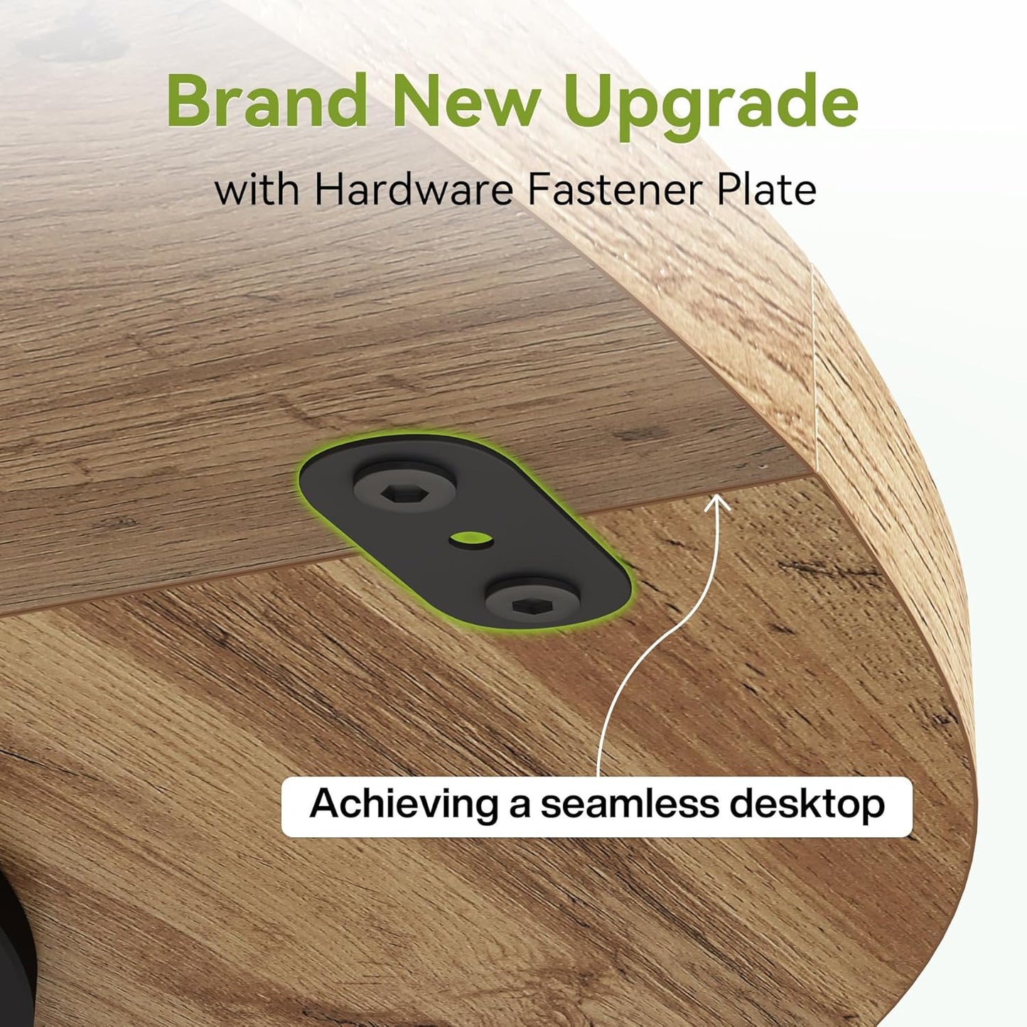 LITTLE TREE Round Dining Table for 4-6 People, 47 Inches with Wooden Pedestal Base, Modern Dinner Table for Dining Room, Kitchen, Living Room