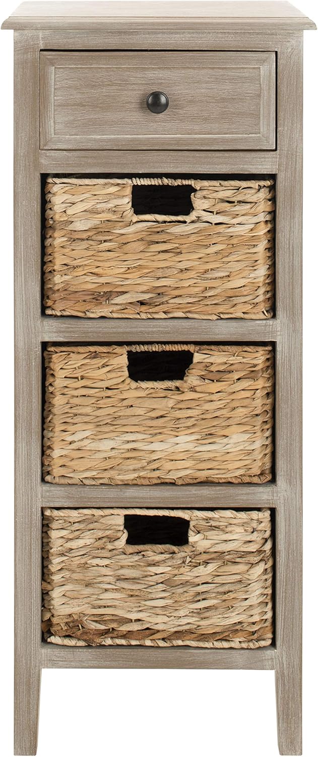 Safavieh American Homes Collection Michaela Vintage White Side Table