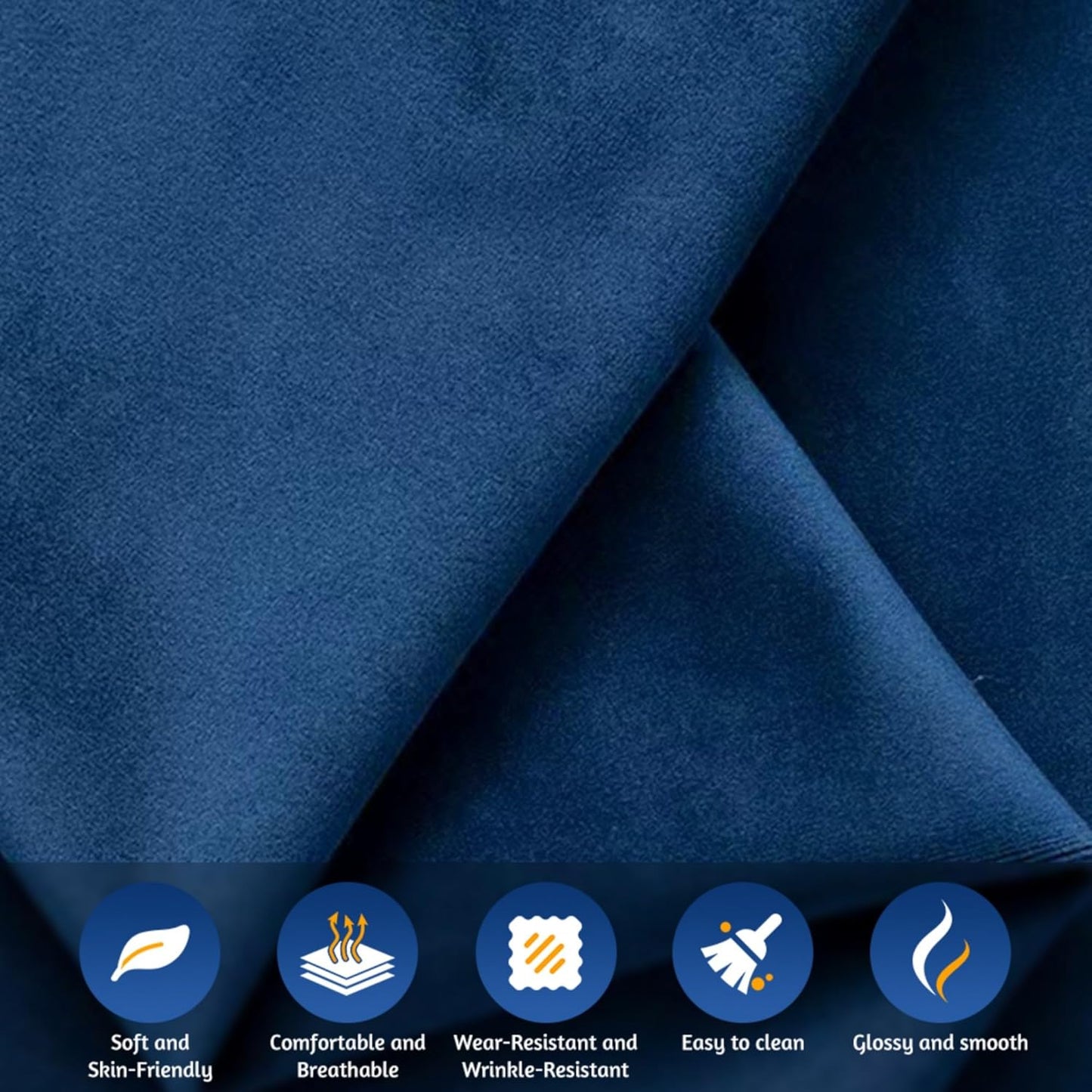 KEIKI King Size Convertible Chesterfield Sofa Bed, 89" Velvet Couch with Ottoman, Tufted Design, 3-in-1 Sleeper Sofa for Living Room, Bedroom, or Office, Blue