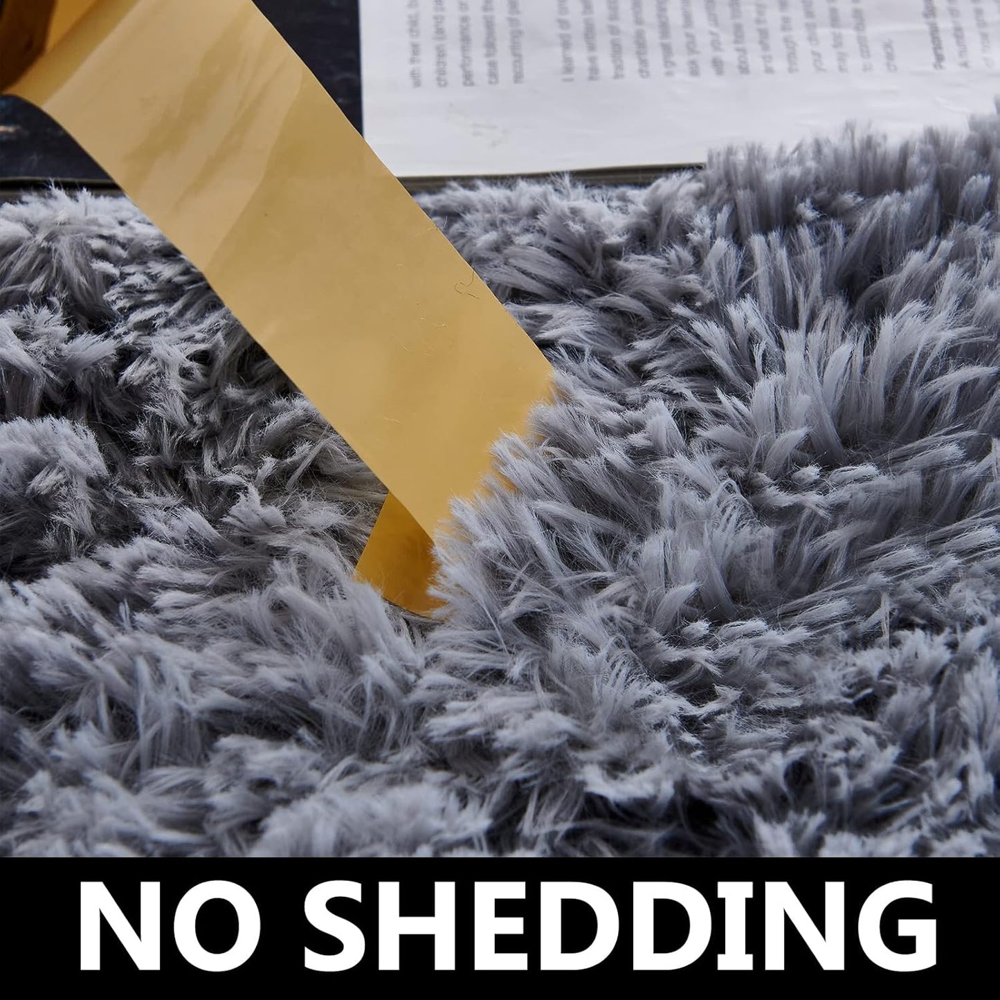 FJZFING Grey Round Rug Ultra-Soft Plush Modern 5x5 Circle Area Rug for Kid's Bedroom, Fluffy Shag Circular Rug for Nursery Room, Non-Slip Home Decor Cute Grey Carpet for Teen's Room