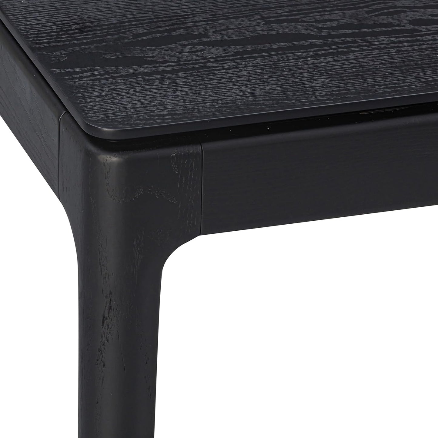 NTC Mingle 71 Inch Modern Design, Rectangular Dinner Table for Dining Room, Living Room Furniture, Effortless Assembly, Burnt Black