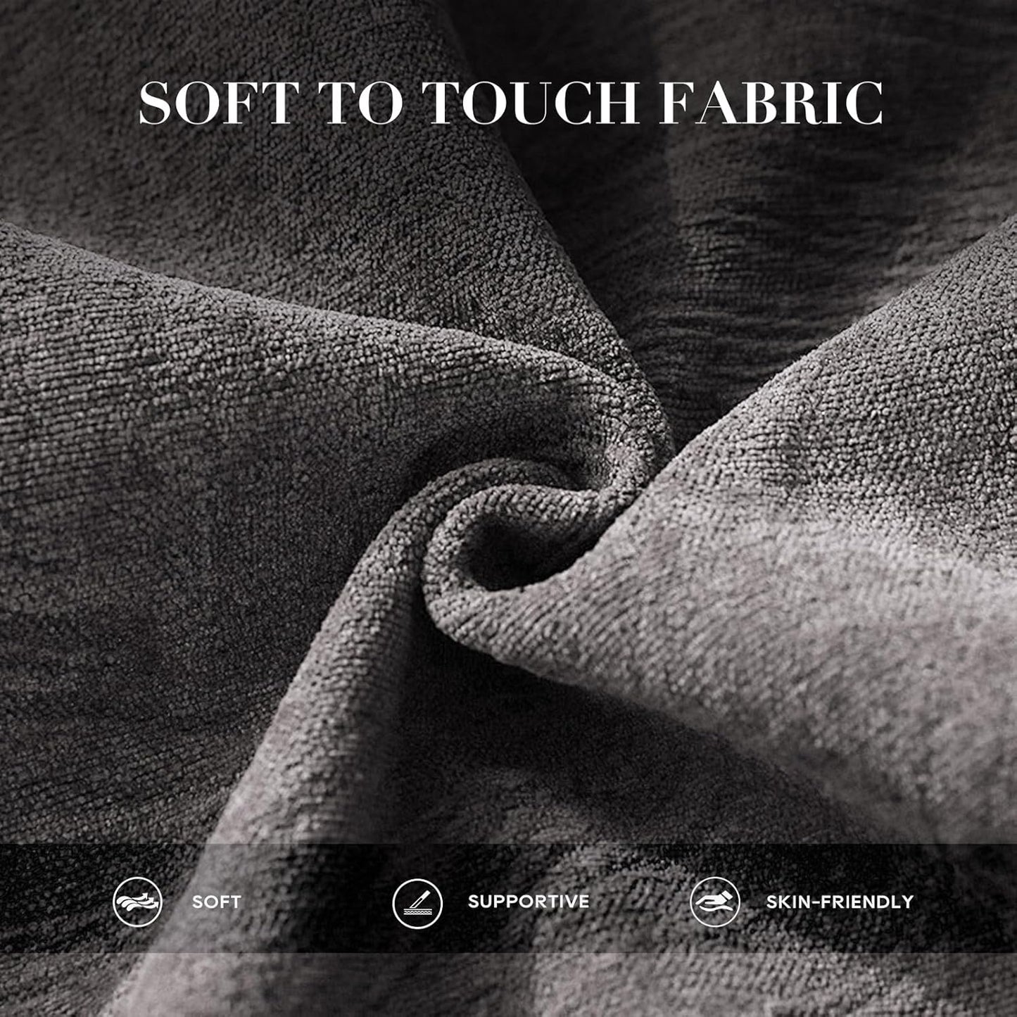 Swivel Accent Chair Set of 2, 34 Inches Wide Upholstered Arm Chair with Plump Back Pillow, Modern Sofa Living Room Chair for Bedroom, Corner, Reading Nook-Grey