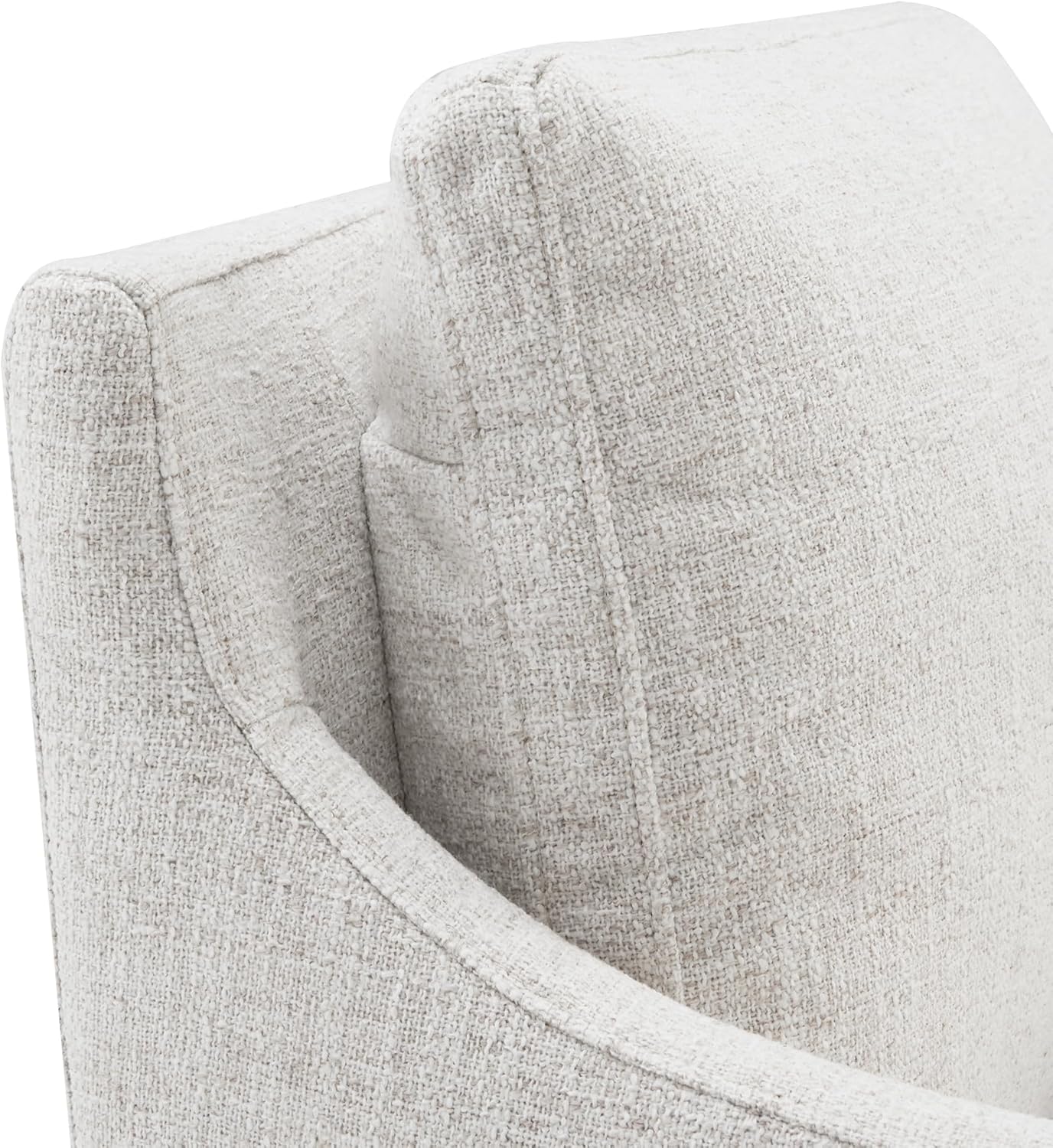 Upholstered Dining Chairs with Casters Modern Accent Armchair with Rollers for Diningroom Bedroom Livingroom Reading Room