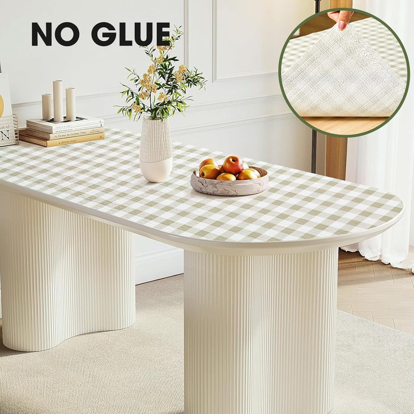 Beautysaid Shelf and Drawer Liner for Kitchen Cabinet, Non Adhesive Non Slip Shelf Paper Waterproof Washable Thickened for Dresser Pantry Shelve Bathroom Protector Liner(Checkered,12 in x 10 FT)