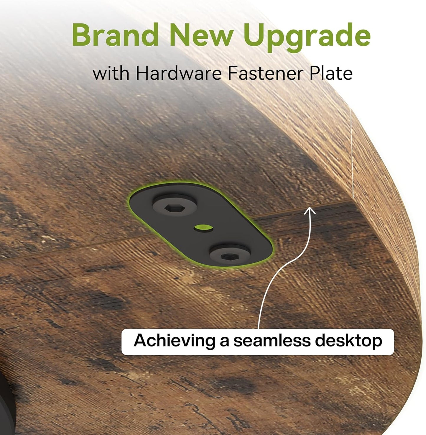 LITTLE TREE Round Dining Table for 4-6 People, 47 Inches Dining Room Table with Wooden Pedestal Base, Circle Kitchen Tables for Dining Room, Kitchen, Living Room, Rustic Brown