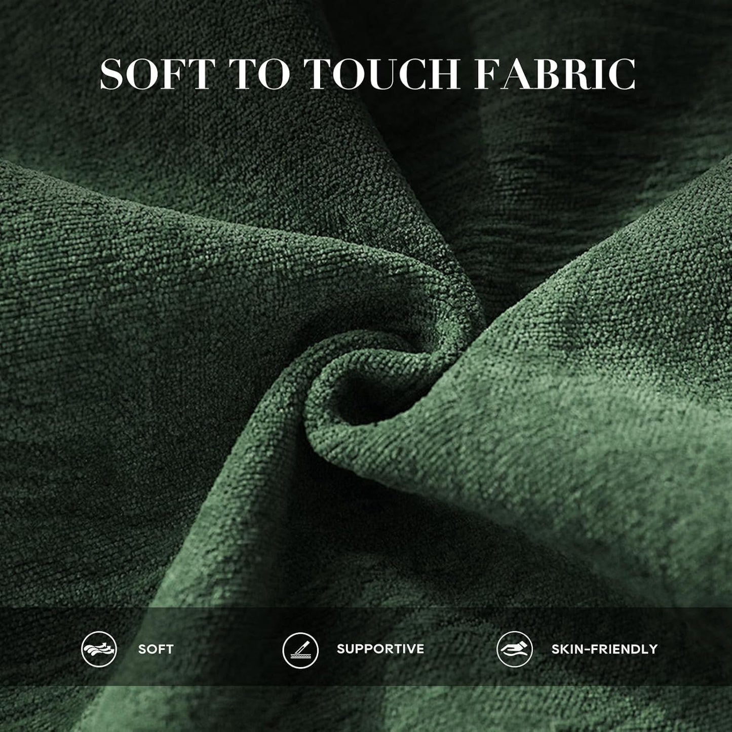 COLAMY Swivel Accent Chair, 34 Inches Wide Upholstered Arm Chair with Plump Back Pillow, Modern Sofa Living Room Chair for Bedroom, Corner, Reading Nook-Green