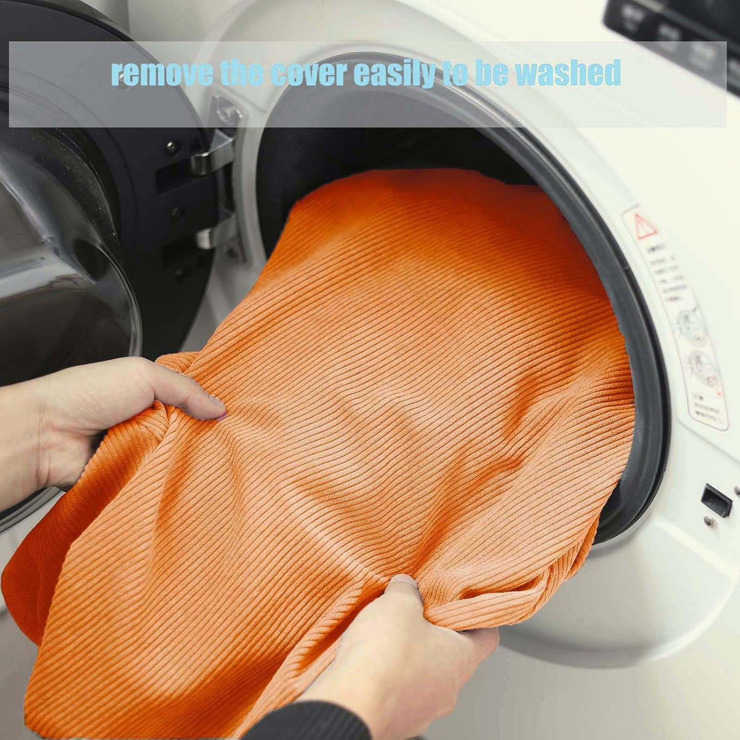 Stuffed Animal Storage Bean Bag Chair Cover - Washable Ultra Soft Corduroy Cover for Organizing Plush Toys or Textile, Sack Bean Bag for Adults, Teens