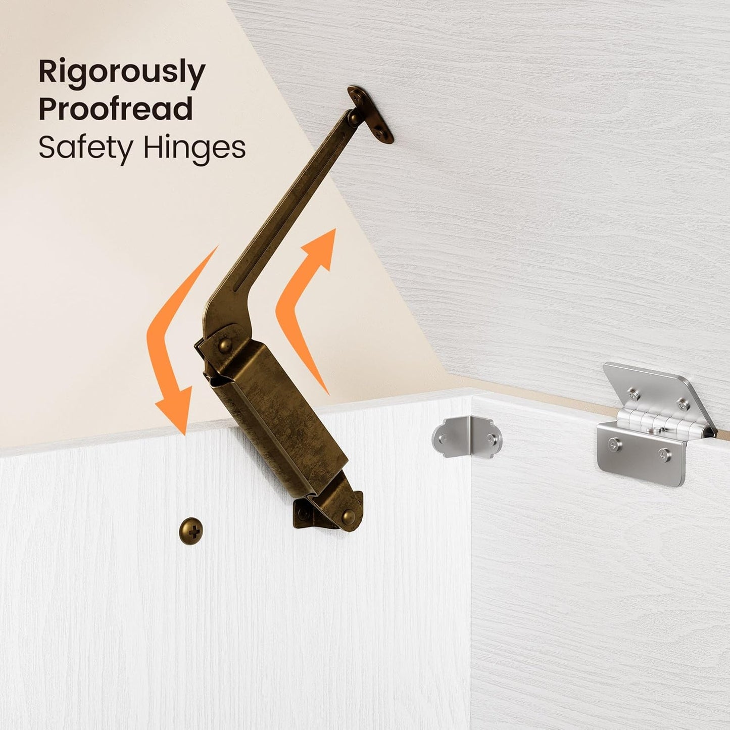 GarveeHome 39.4" Storage Chest, Toy Chest With Lids, Entryway Storage Bench with Safety Hinge, Wooden Storage Trunk, Supports 350 Lb, for Living Room, Bedroom,White