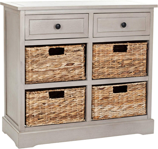 SAFAVIEH American Homes Collection Herman Vintage Grey Storage Unit