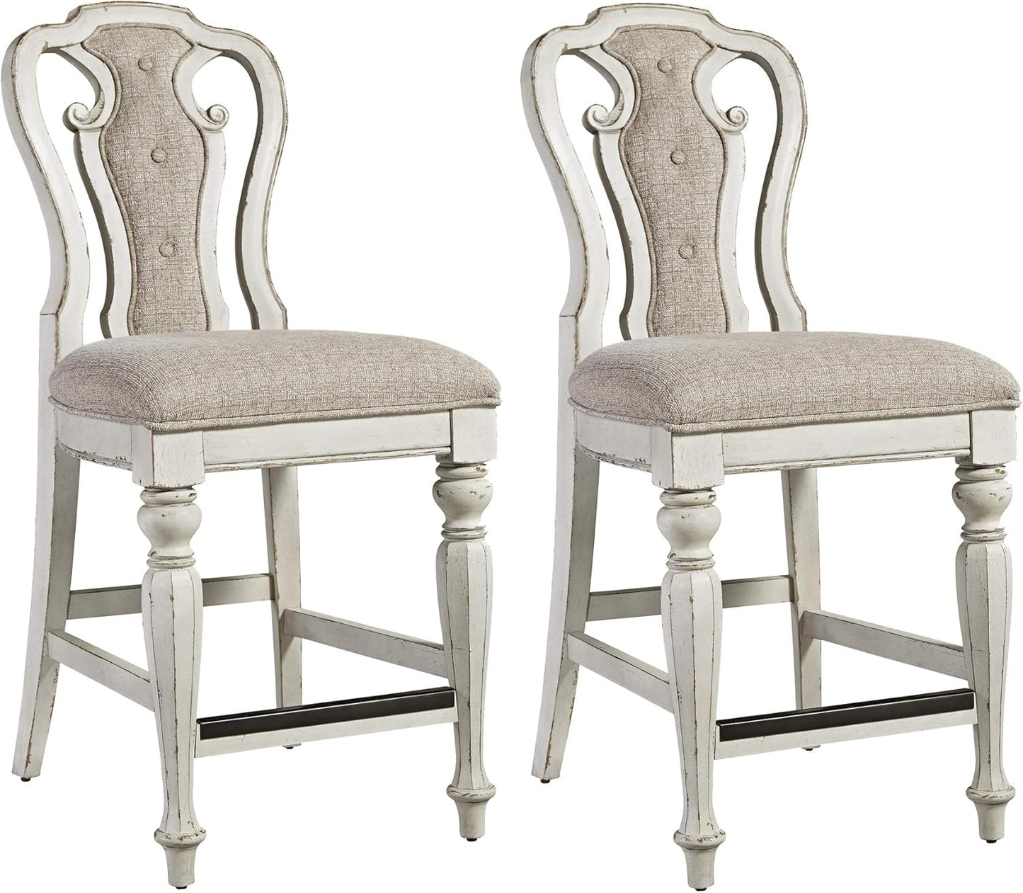 LIBERTY FURNITURE INDUSTRIES, INC. Magnolia Manor Counter Height Chair (RTA)-Set of 2