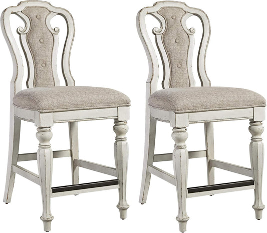 LIBERTY FURNITURE INDUSTRIES, INC. Magnolia Manor Counter Height Chair (RTA)-Set of 2