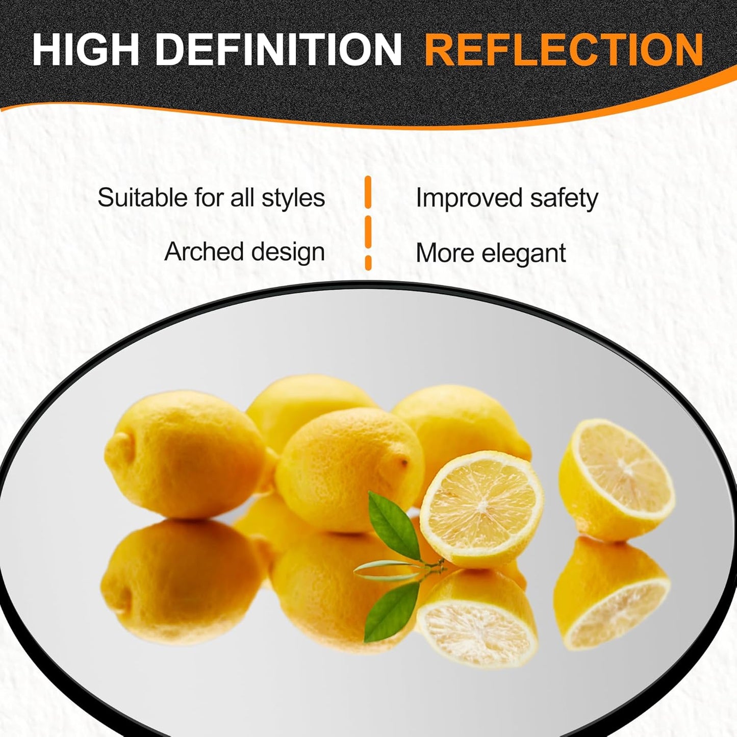 Black Bathroom Mirrors for Wall,30'' Round Circle Mirror for Entryway Bedroom Vanity Frame Mirror(30'',Black)