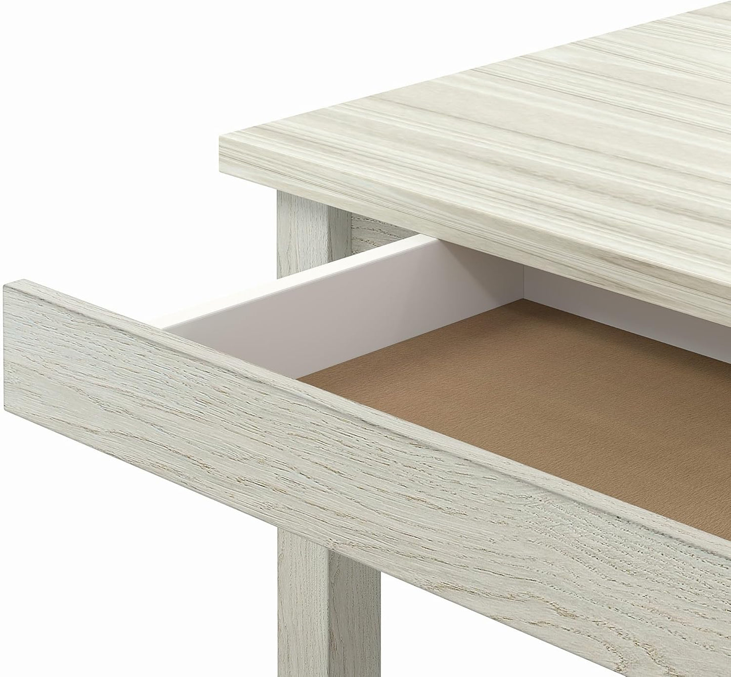 Solid Wood Dining Table, Part of Dining Table Set- Mix and Match Table, Chair, and Bench Sold Separately for Dining Room, Kitchen, Grey