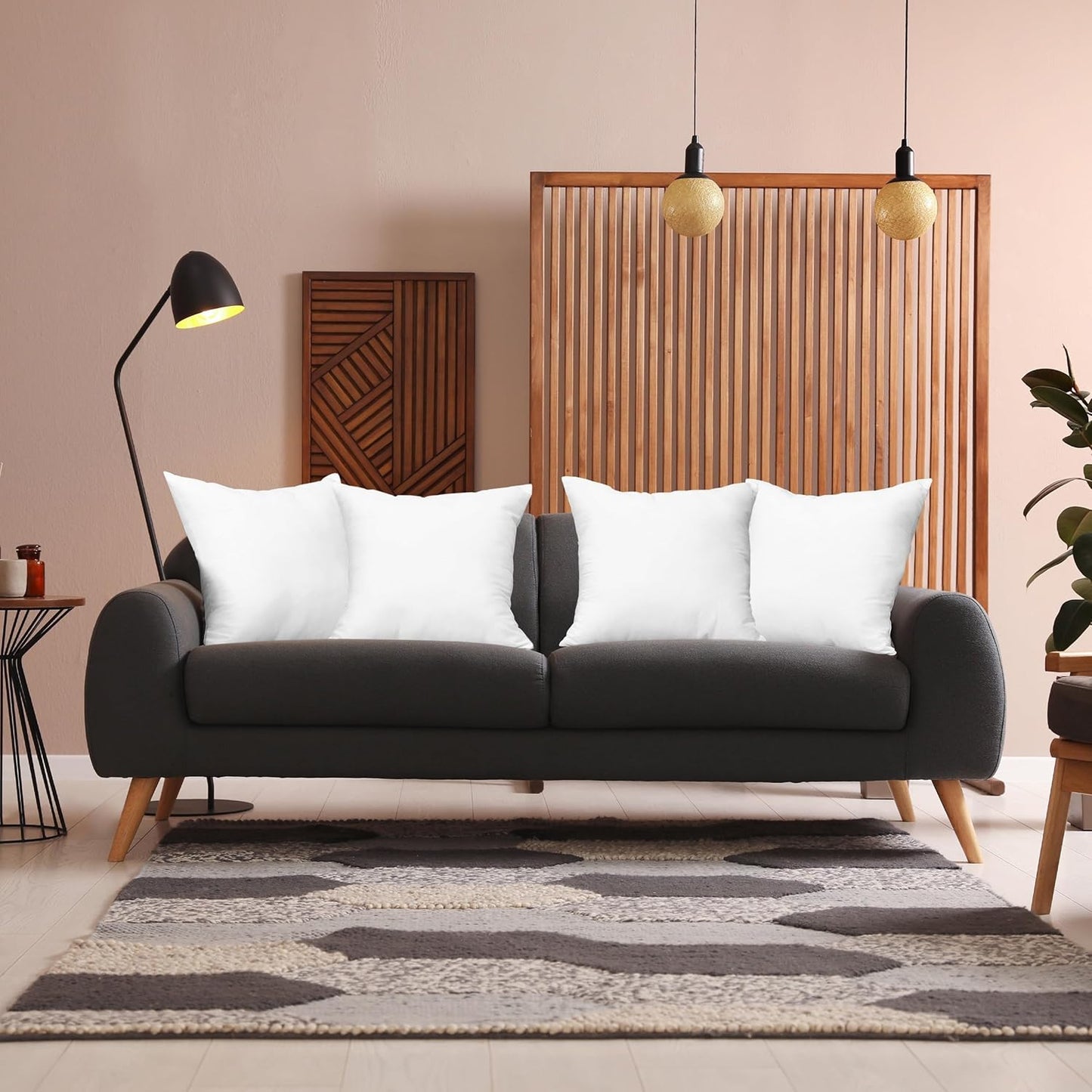 Utopia Bedding Throw Pillows (Set of 24, White), 16 x 16 Inches Pillows for Sofa, Bed and Couch Decorative Stuffer Pillow