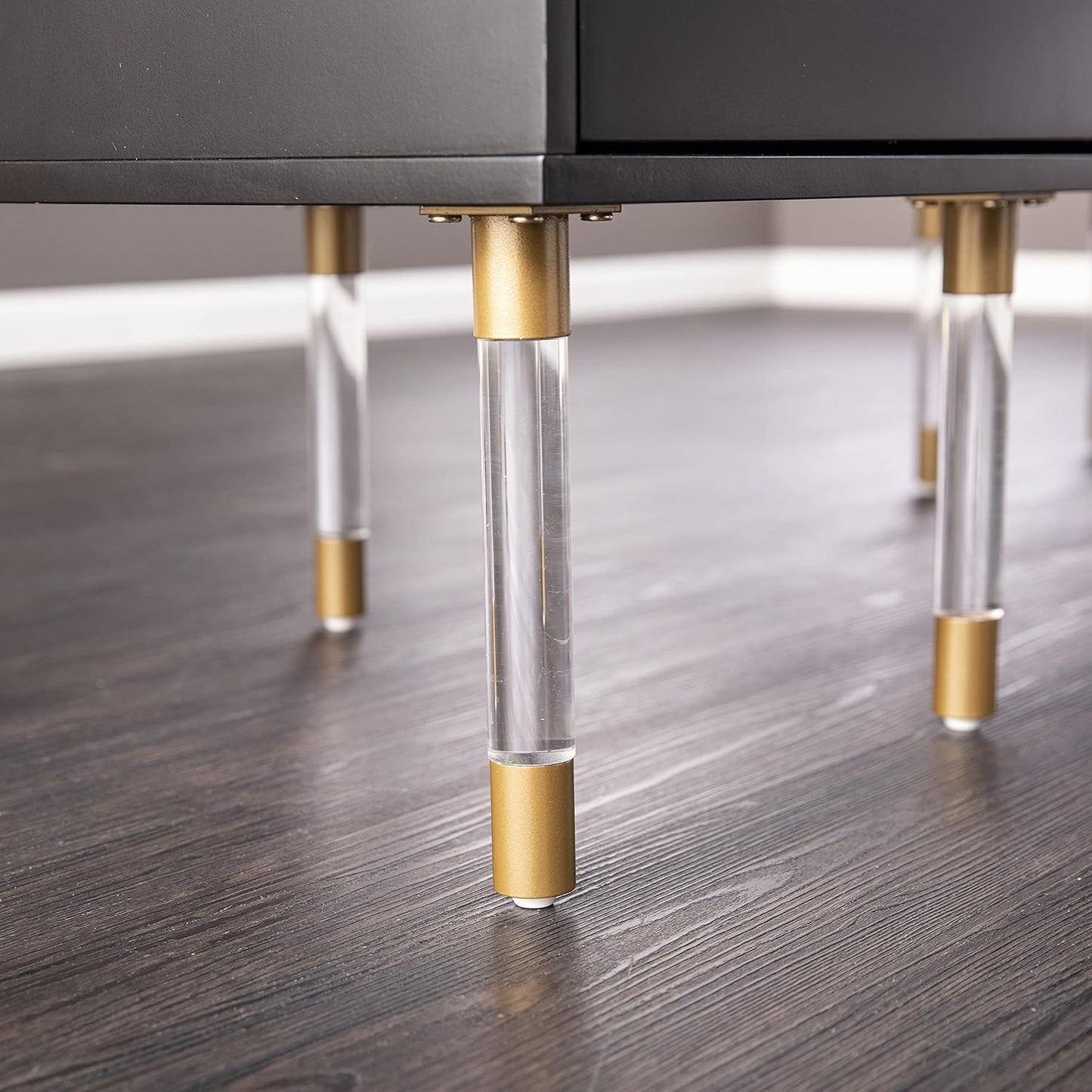 SEI Furniture Helston Desk, Black