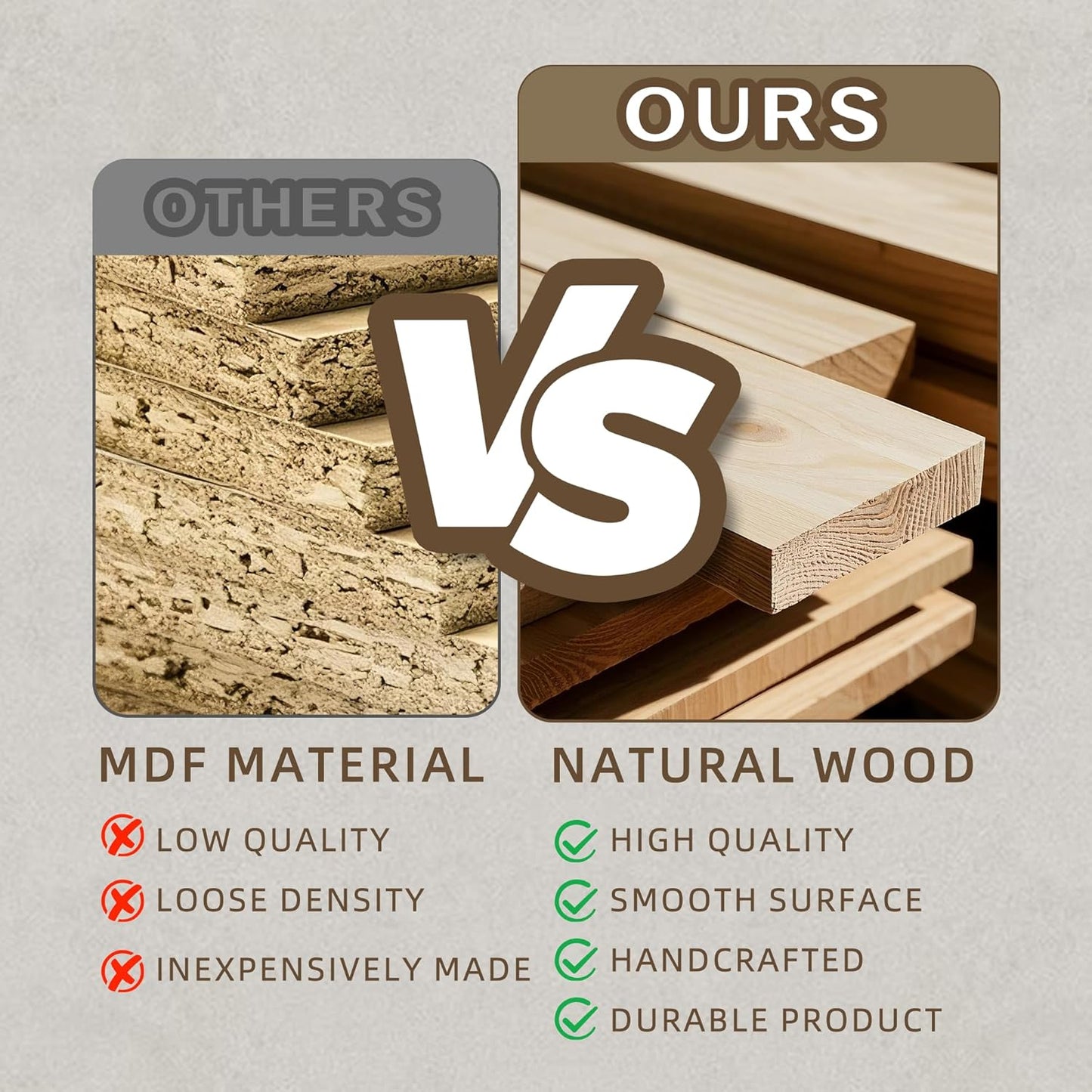 Accent Wood End Table, 2-Tier Round Bedside Table, Natural Side Table Nightstand for Family, Bedroom, Living Room, Handcrafted Finish, Black