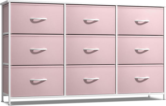 Sorbus Kids Dresser with 9 Drawers - Storage Unit Organizer Chest for Clothes - Bedroom, Kids Room, Nursery, & Closet