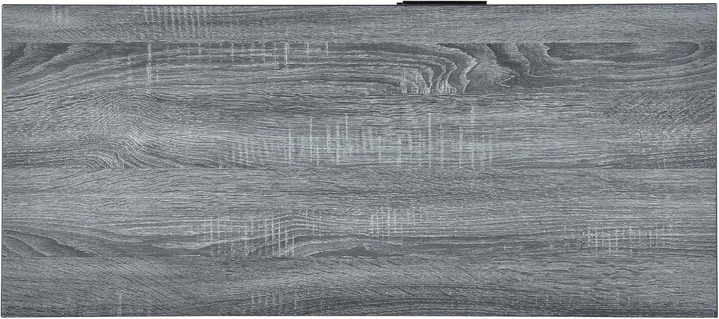 Merax Sideboard Buffet Accent Storage Cabinet with Two Drawers for Living Room, Entryway, Kitchen or Hallway, Grey