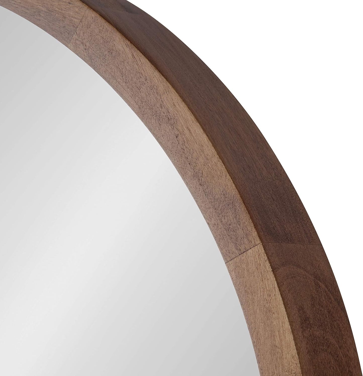 Kate and Laurel Hutton Rustic Arch Mirror, 20 x 30, Natural Rustic, Farmhouse Accent Mirror for Wall