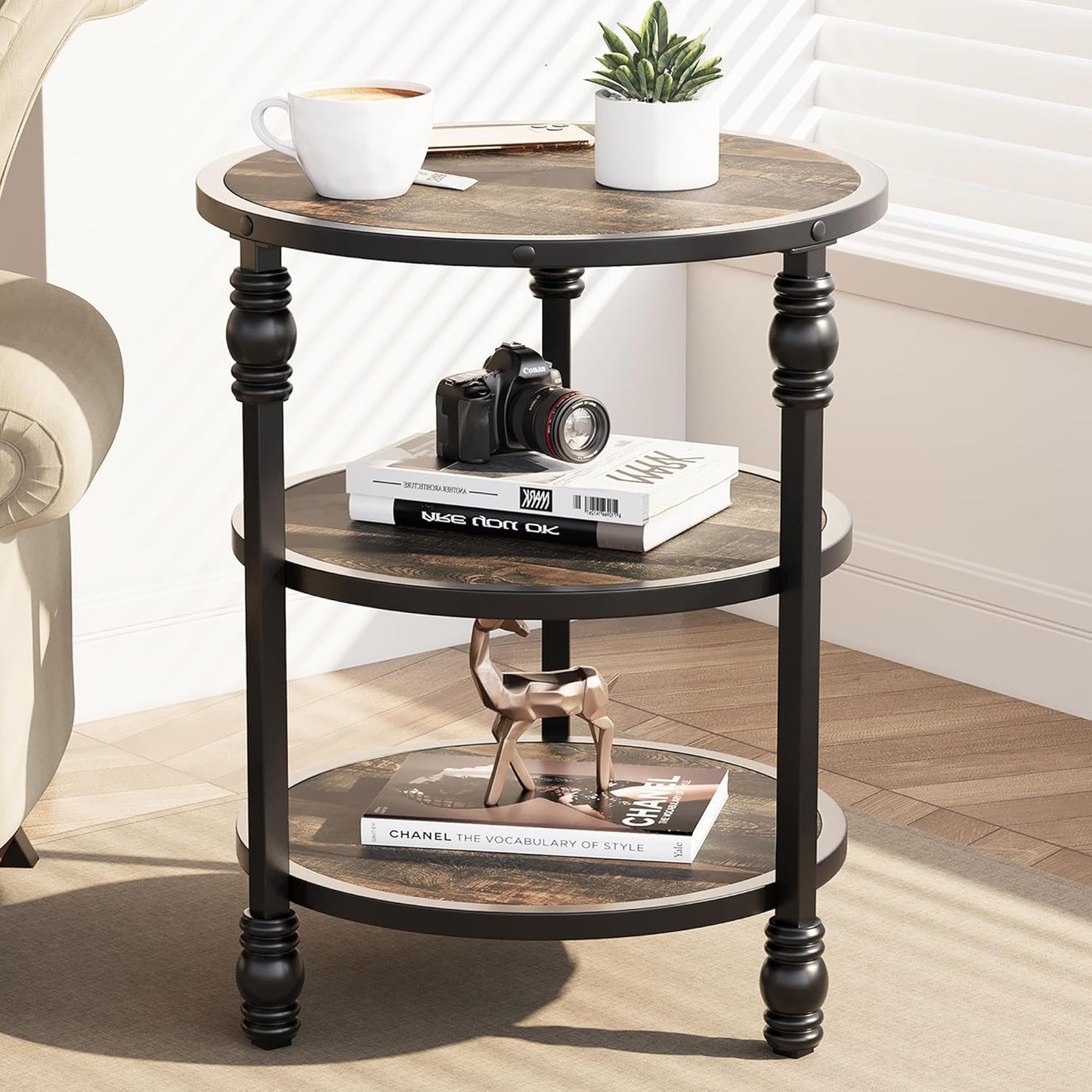 GarveeHome Round End Table Accessories