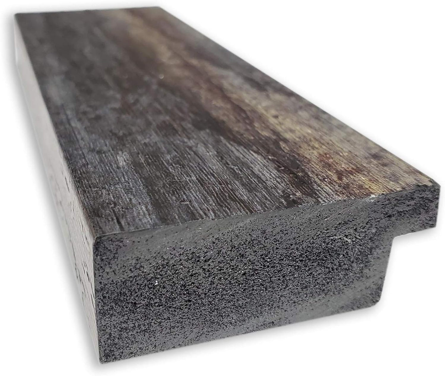 Amanti Art Brown Bathroom Mirror for Over Sink, 29x23 Bark Rustic Char Rectangle Vanity Mirror, Medium Country Rustic Frame, Hangs Horizonally and Vertically, Bathroom Wall Decor, Non-Beveled Edge