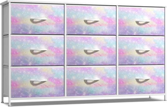 Sorbus Kids Dresser with 9 Drawers - Storage Unit Organizer Chest for Clothes - Bedroom, Kids Room, Nursery, & Closet