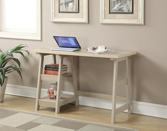 Convenience Concepts Designs2Go Desk, 47", Weathered White