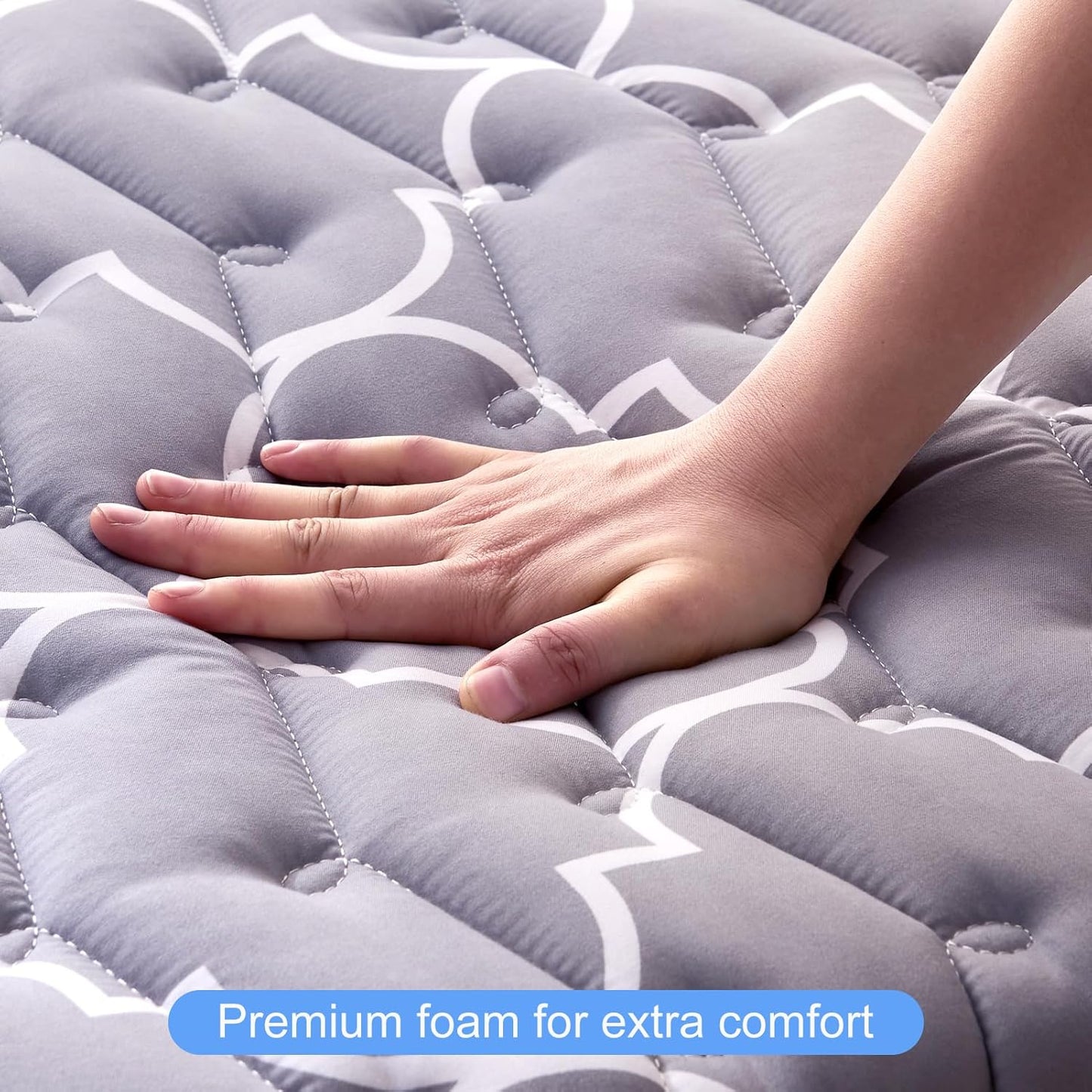 Premium Foam Japanese Floor Mattress Futon Mattress,100% High Density Comfortable Foam,Thicken Tatami Mat Sleeping Pad,Portable Kids Adults Sleeping Mats for Guest Room, Dormitory
