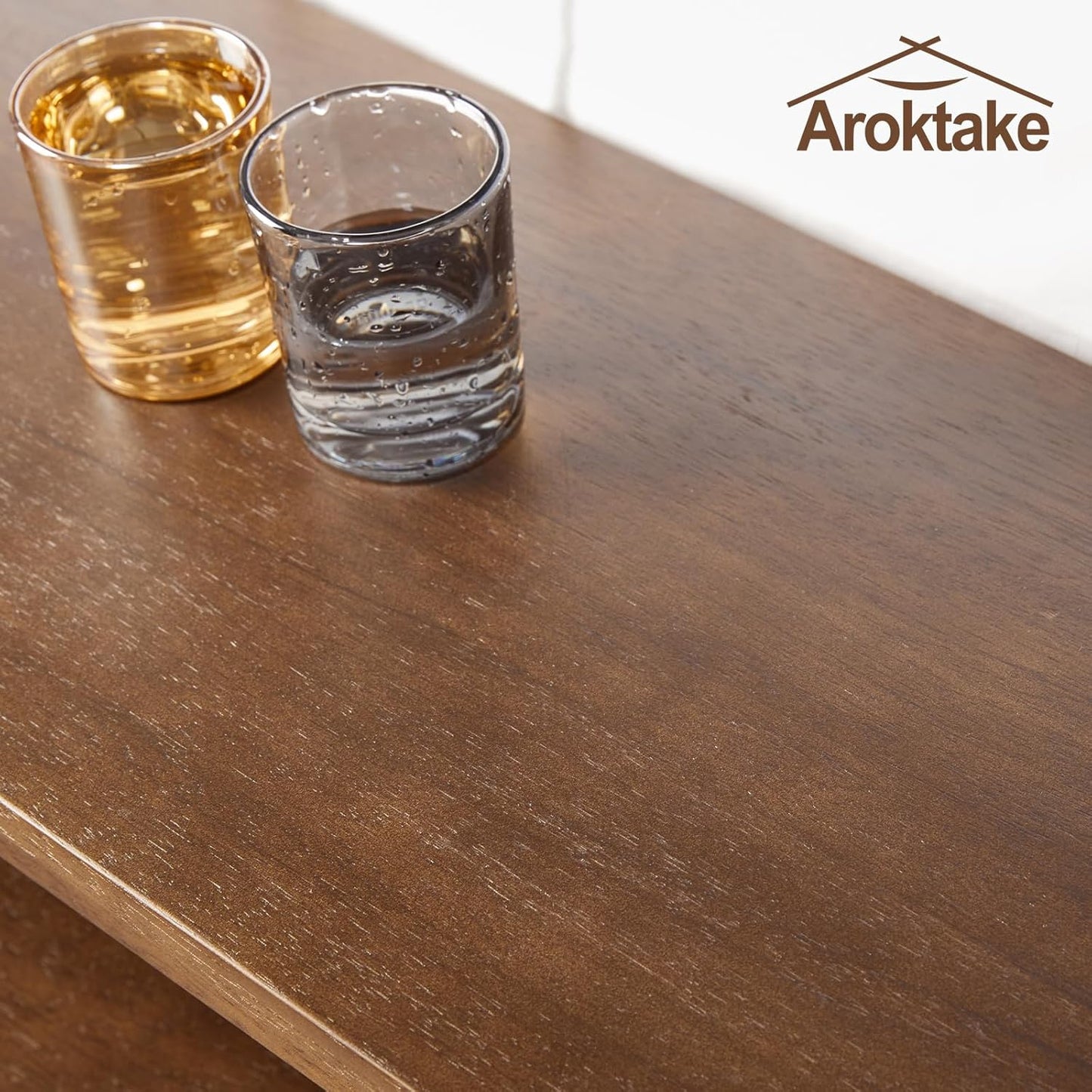 Shoe Rack Bench, 2-Tier Wood Heavy Duty Shoe Organizer Shelf for Entryway, Living Room,Bedroom (Brown, 11.81"X31.5"X16.54")