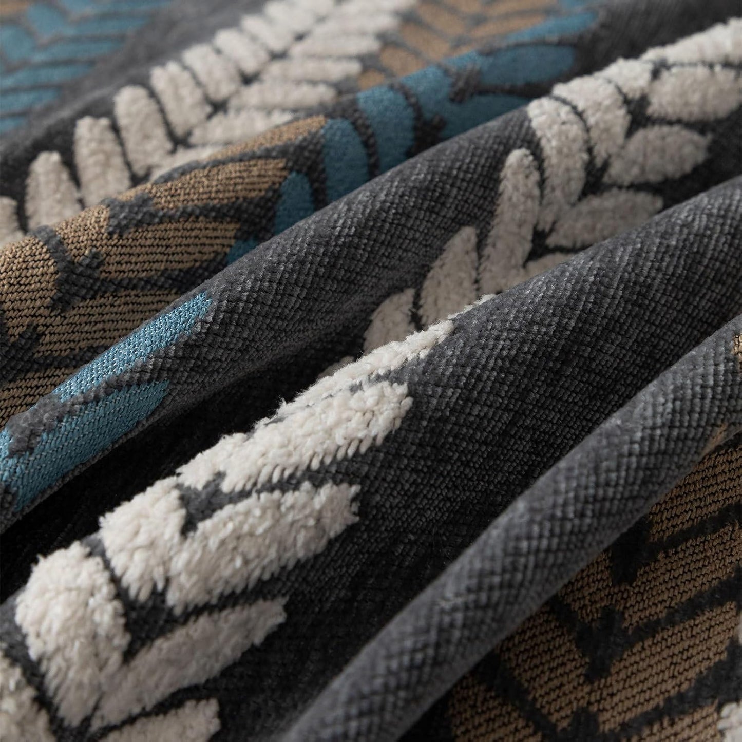 STACYPIK Modern Jacquard Sofa Cover for Pets, Washable Boho Couch Cover for 2 Cushion Couch, Non Slip Chenille Couch Slipcover for Living Room, Furniture Protector Tassels Loveseat Cover-71X118IN