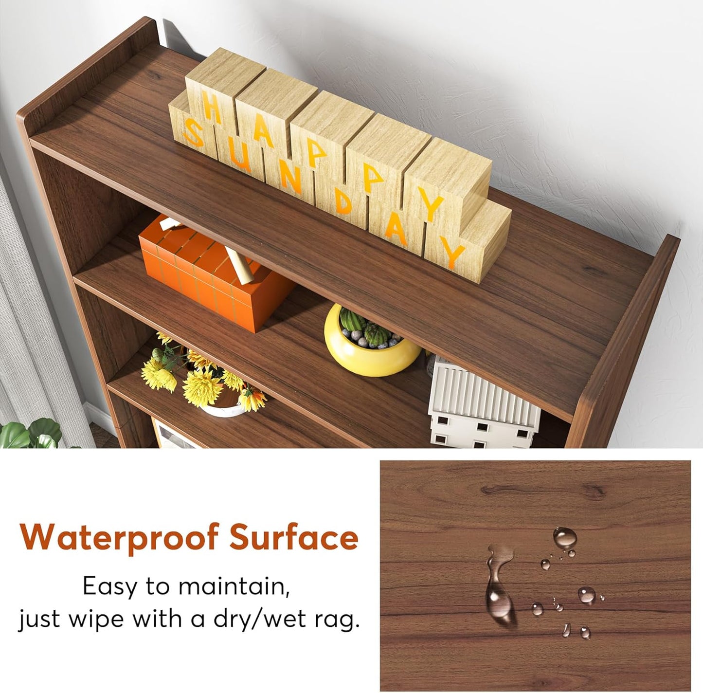 Tribesigns 72-inch Tall Bookcase, Modern 6-Tier White Library Bookshelf with Storage Shelves, Large Open Bookcases Wood Display Shelving Unit for Bedroom Living Room Office