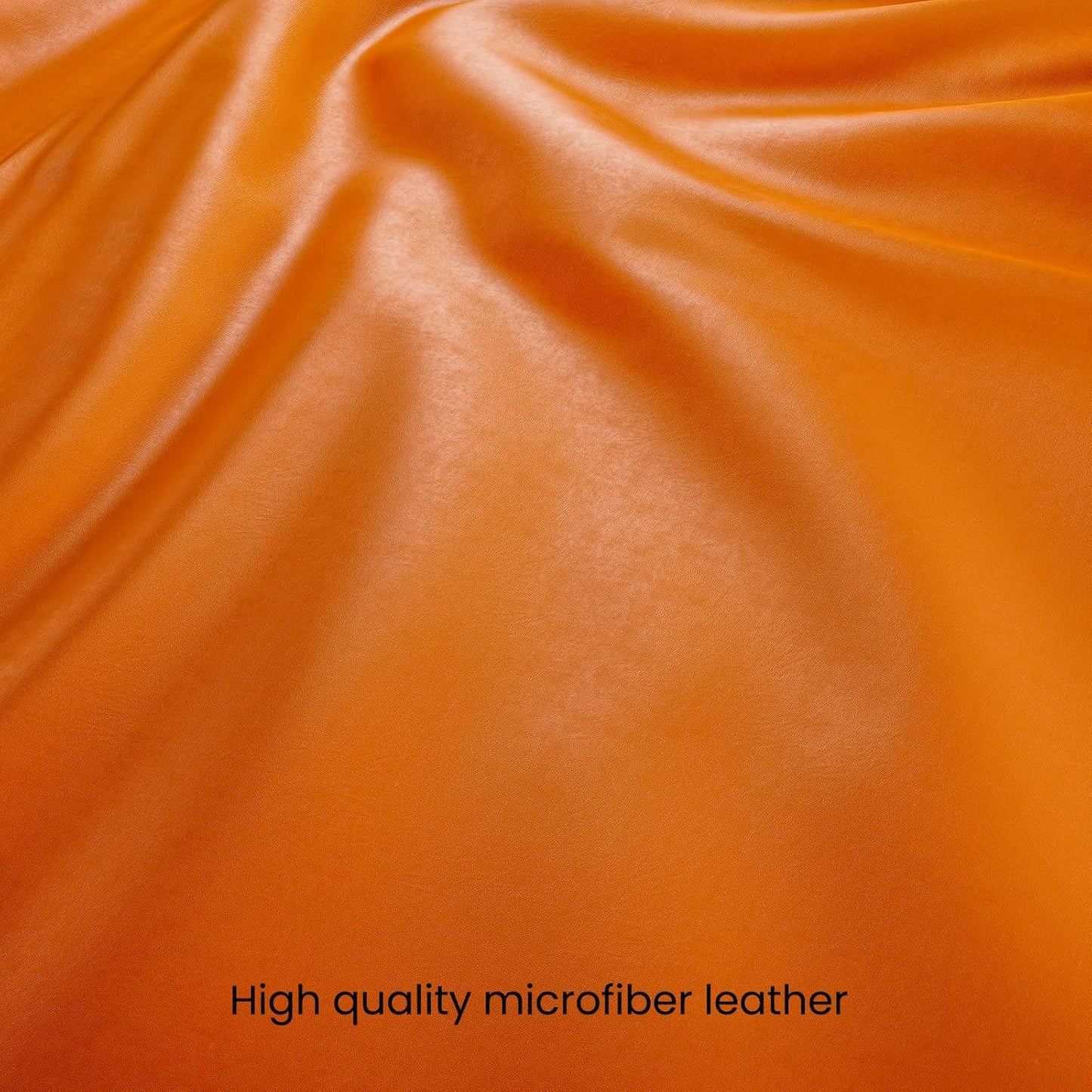 Sumerflos Acrylic Luggage Rack for Guest Room - Foldable Suitcase Stand with Leather Straps for Bedroom Living Room Hotel Heavy-Duty, Holds up to 50-100 lb lightweight Space Saving (Orange & Handle - 1 Pcs)