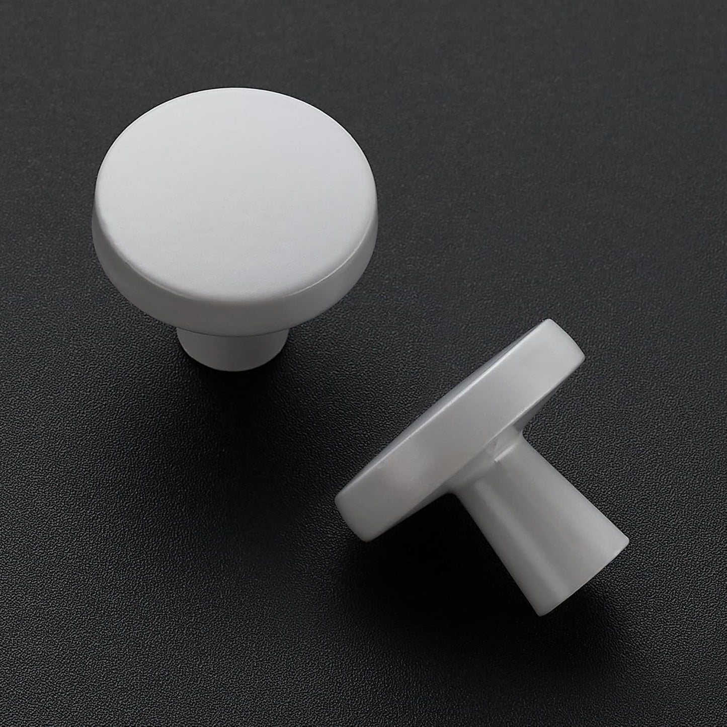 Ravinte 15 Pack Drawer Pulls 1-1/4 Inch Kitchen Cabinet Knobs Solid Round Dresser Drawer Knobs Grey Dresser Knobs Drawer Knobs Simple Cabinet Hardware for Cupboard Drawer Pulls