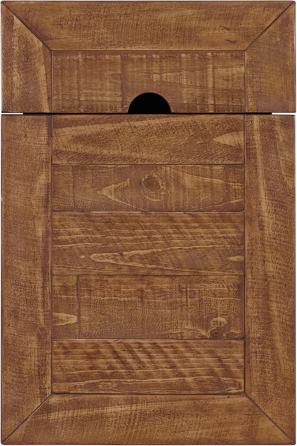 Martin Svensson Home Solid Wood Black and Honey Monterey Chairside End Table with Power and Storage