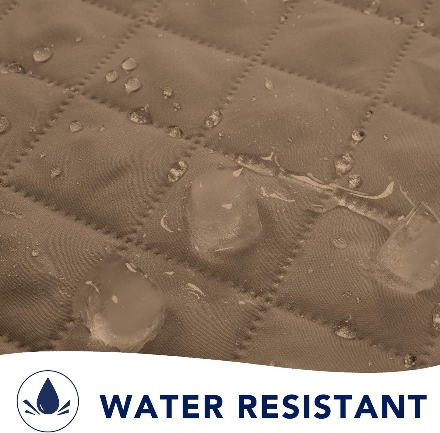 PureFit Reversible Sofa Cover Water Resistant Recliner Couch Cover, Machine Washable Furniture Cover with Adjustable Strap for Dogs, Pets (Recliner, Camel/Ivory)