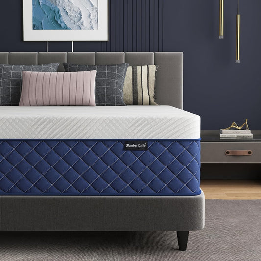 Queen Mattresses, 12 Inch Hybrid Queen Mattress in a Box, Memory Foam and Individual Pocket Spring Breathable Comfort for Sleep Supportive and Pressure Relief, CertiPUR-US, 60"*80"*12"