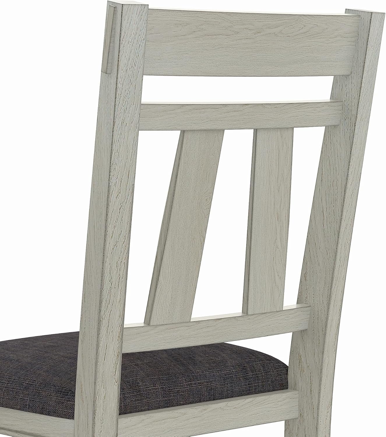 Solid Wood Dining Table, Part of Dining Table Set- Mix and Match Table, Chair, and Bench Sold Separately for Dining Room, Kitchen, Grey