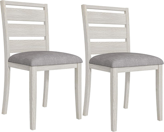 Solid Wood Dining Table, Part of Dining Table Set- Mix and Match Table, Chair, and Bench Sold Separately for Dining Room, Kitchen, Grey