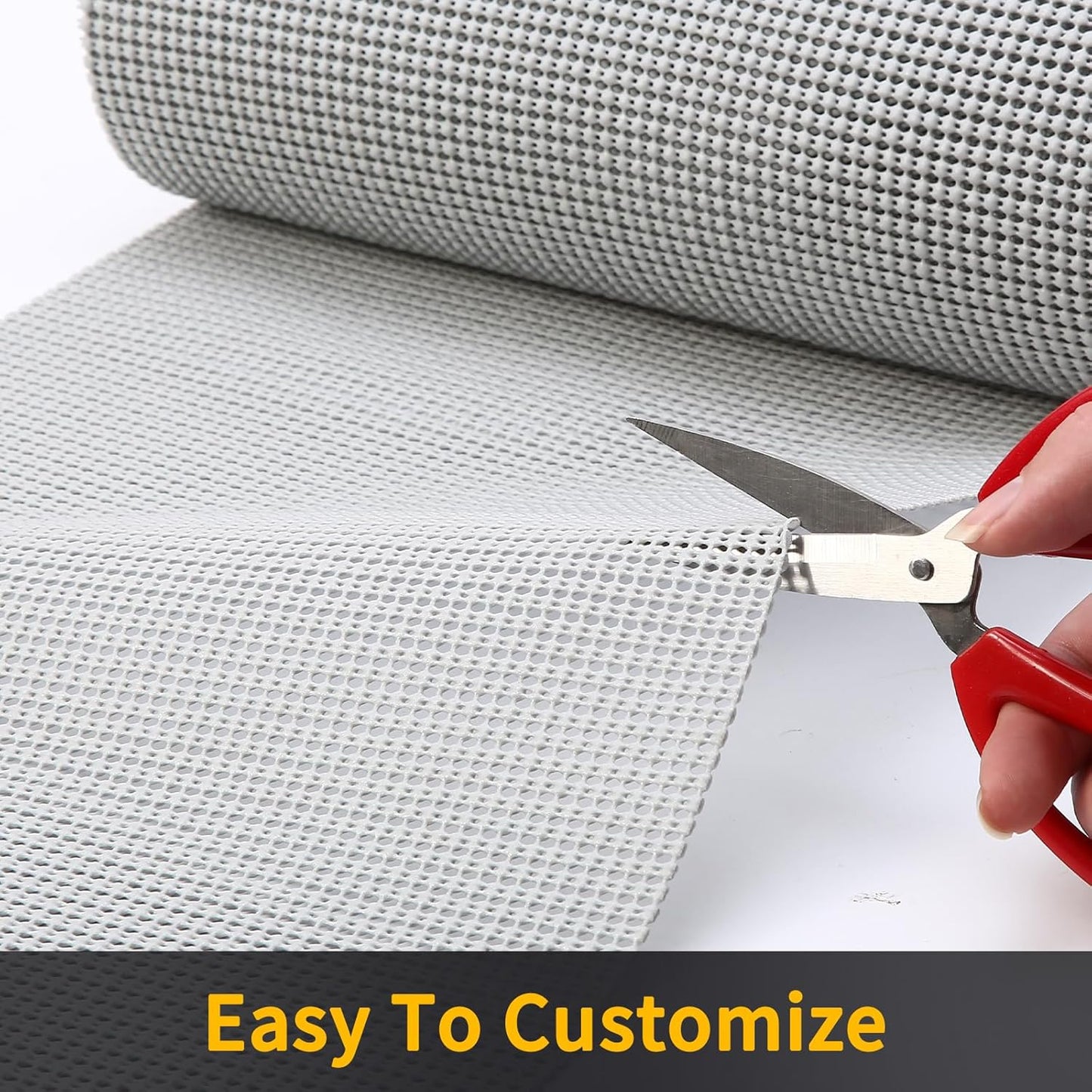 iwtmm Drawer Shelf and Cabinet Liners Non-Adhesive Extra Strong Grip - Keep Items in Place for Kitchen, Bathroom, Office & Wardrobe, Heavy Duty Anti-Slip Liners for Cabinets, Cupboards, Drawers