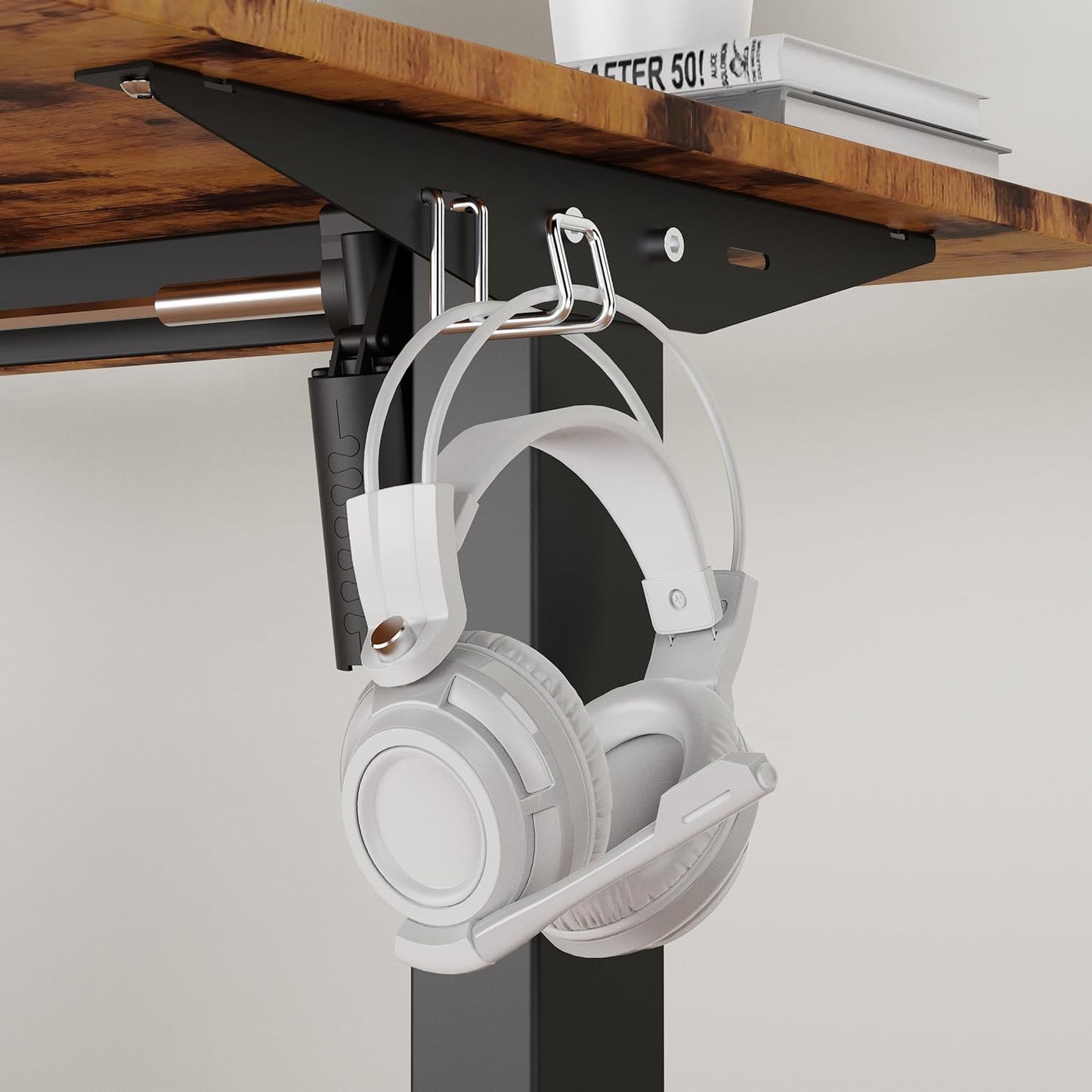 Electric Standing Desk Adjustable Height, 32x20 Inches Sit Stand up Desktop for Home Office, Ergonomic Rising Computer Table with Memory Preset, Rustic Brown