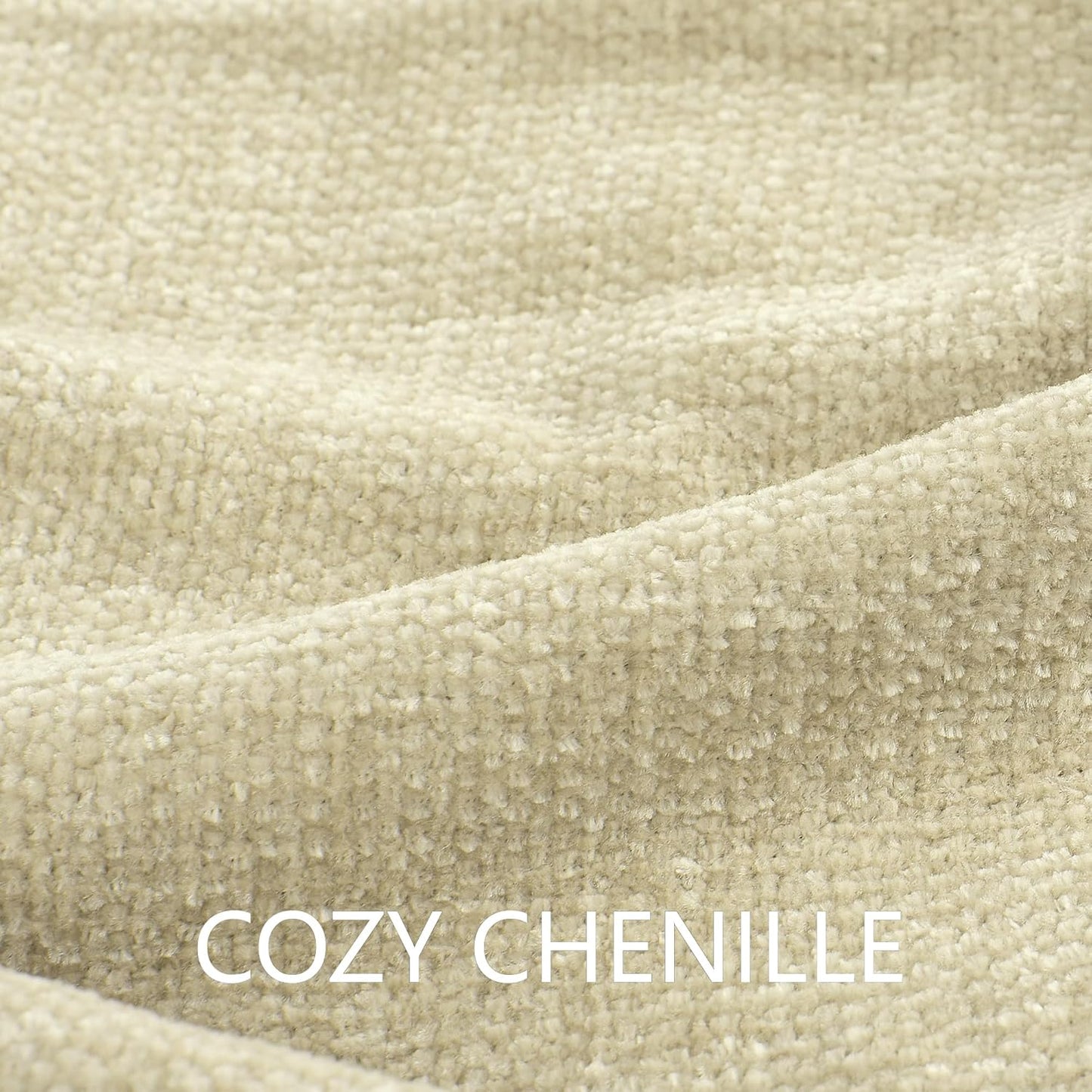 Chenille Throw Blanket for Couch 50"X 60", Soft Cozy Throws with Fringe Tassel for Bed Sofa Chair Cover, Lightweight Knitted Decorative Boho Blankets for Living Room, Light Beige