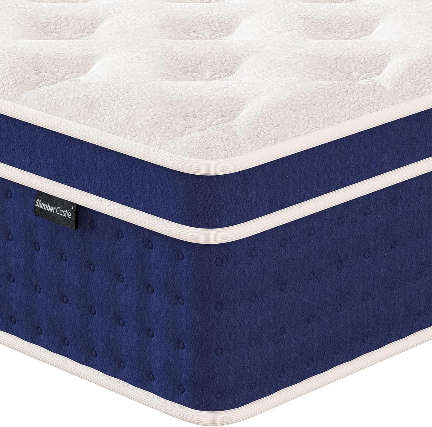 Queen Mattress, 14 Inch Queen Size Hybrid Mattress in a Box, Gel Memory Foam and Pocket Coils Innerpring Mattresses with Ergonomic Design, Cooler Sleep with Pressure Relief and Support, 60"*80"*14"
