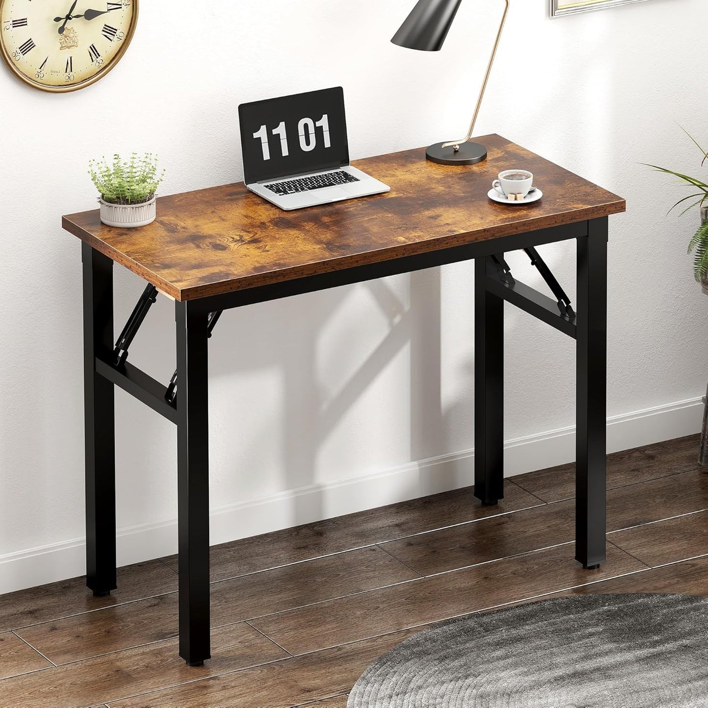Need Computer Desk, 31.5 inches, Rustic Brown