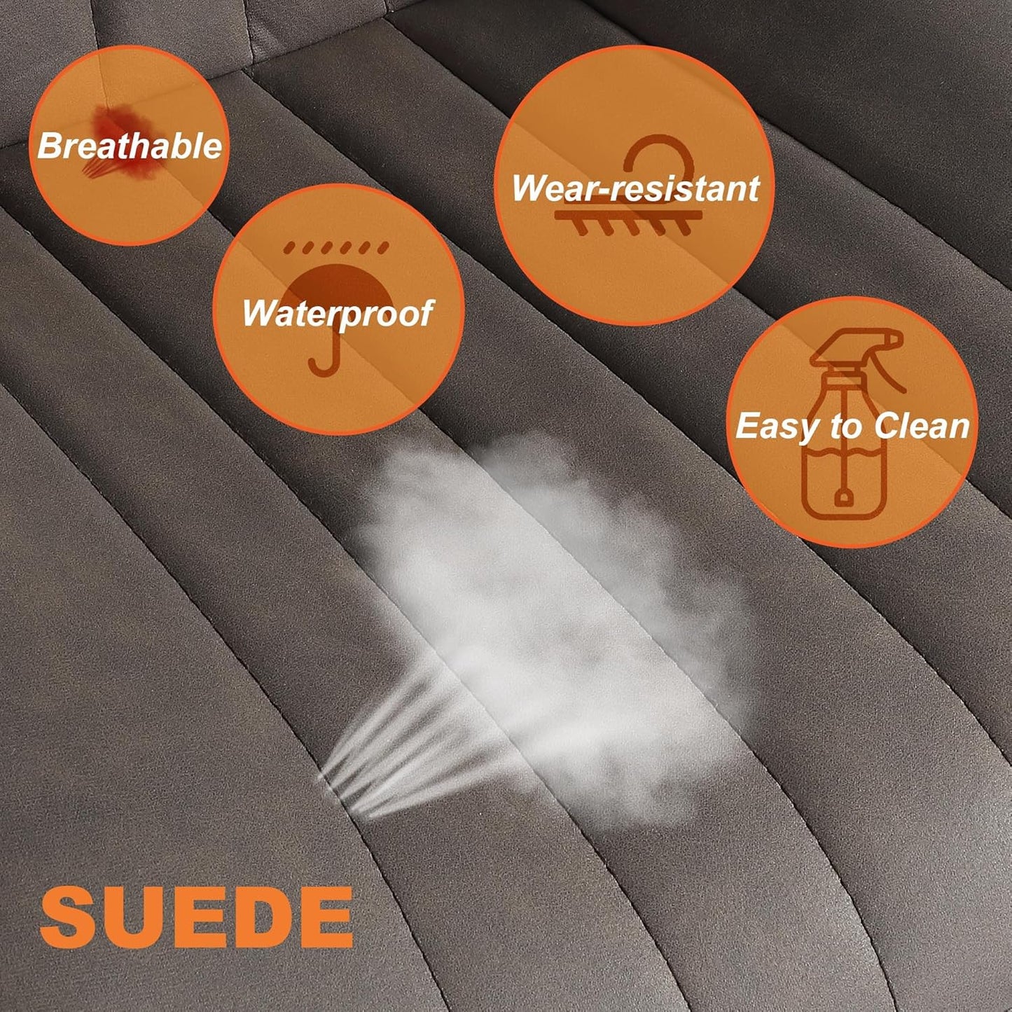 Bar Stools Set of 3, Swivel Counter Height Barstools with Back, Adjustable PU Leather Bar Chairs, Modern Armless Kitchen Island Stool, Brown