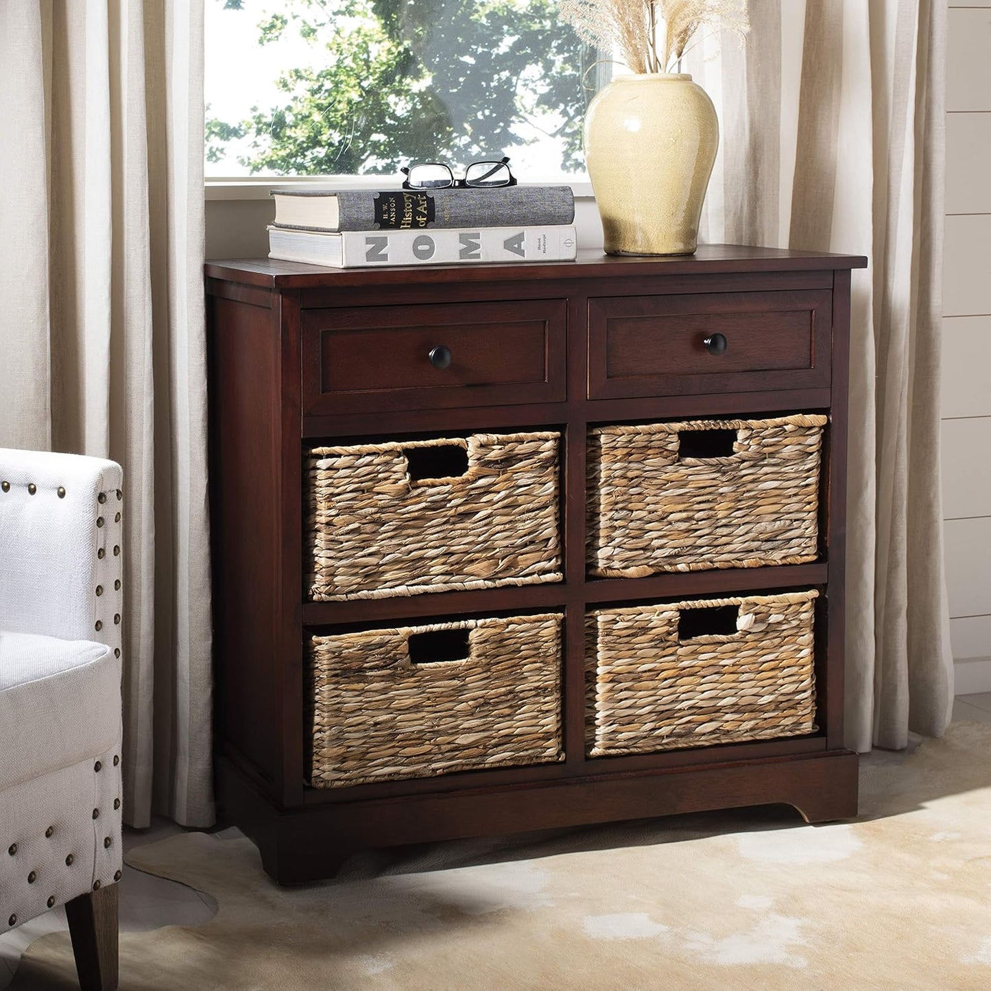 SAFAVIEH American Homes Collection Herman Vintage Grey Storage Unit