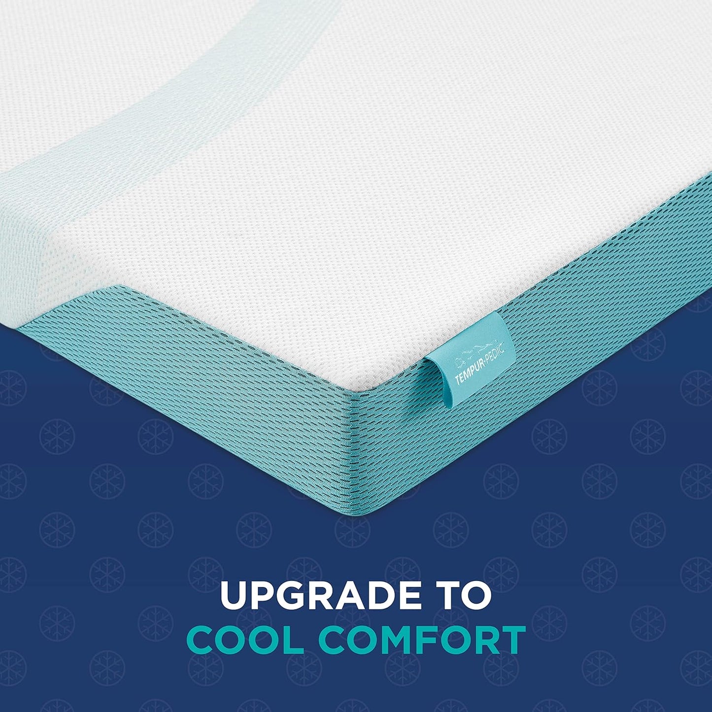 Tempur-Pedic TEMPUR-Adapt + Cooling 3-Inch Twin XL Mattress Topper Luxury Premium Foam, Washable Cover, Cooling Topper, White