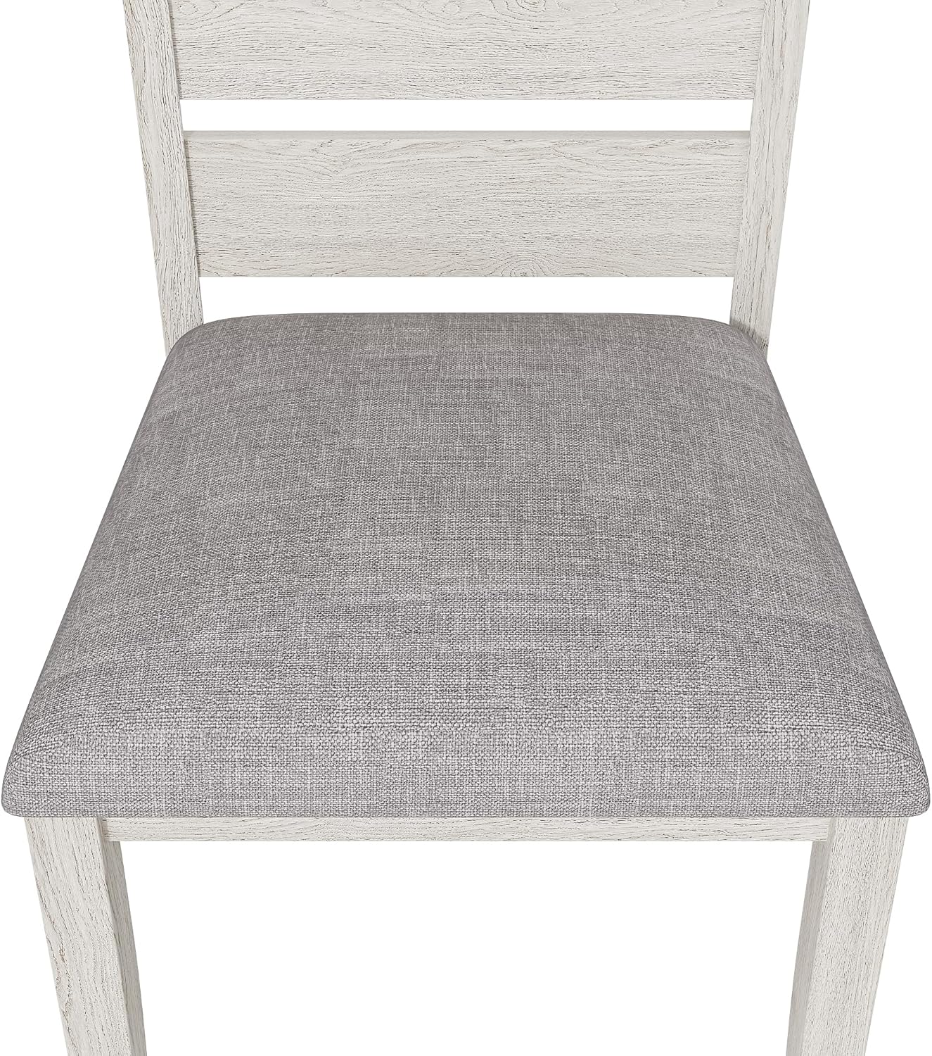 Solid Wood Dining Table, Part of Dining Table Set- Mix and Match Table, Chair, and Bench Sold Separately for Dining Room, Kitchen, Grey