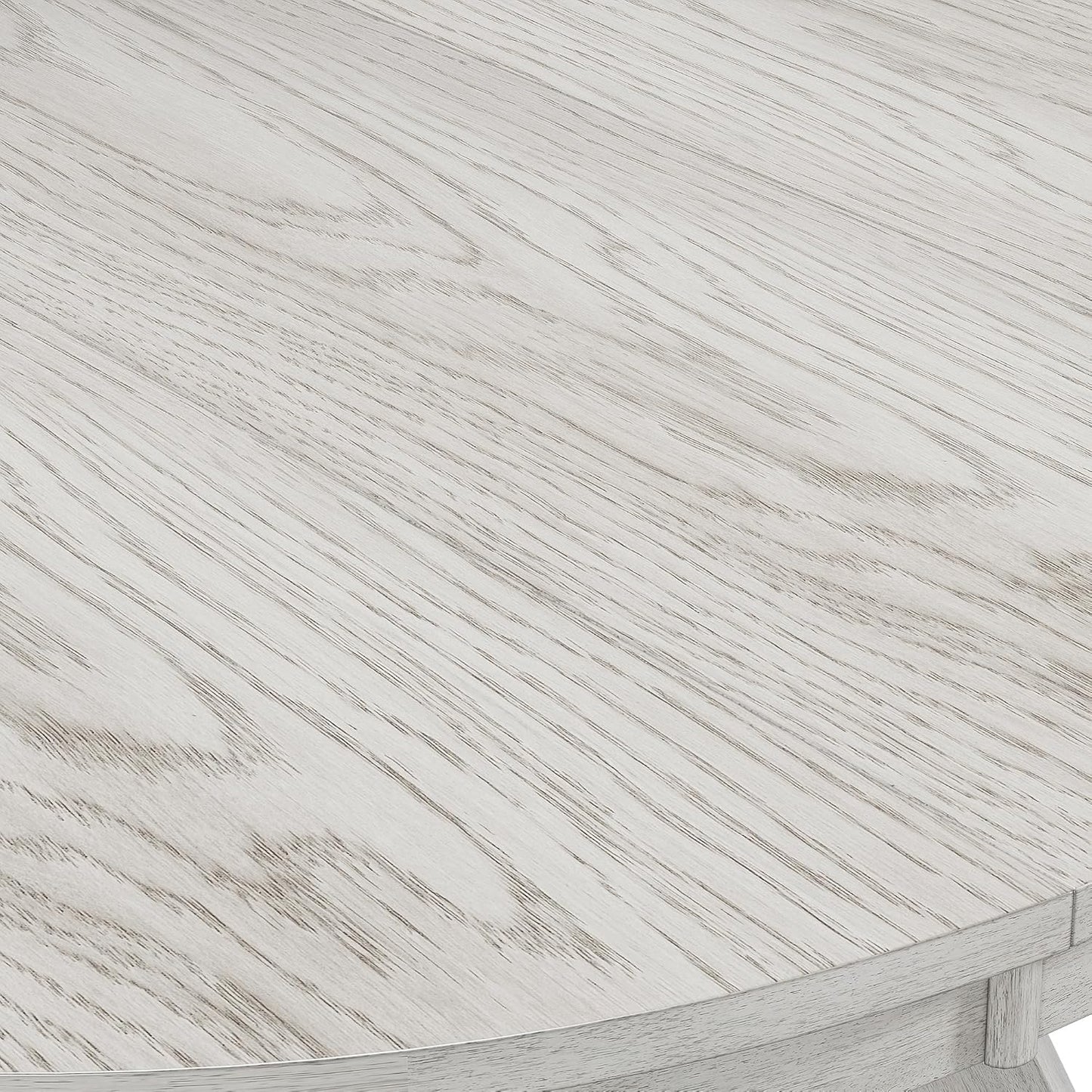 Solid Wood Dining Table, Part of Dining Table Set, Mix and Match Table & Chair Sold Separately for Dining Room, Kitchen, Grey