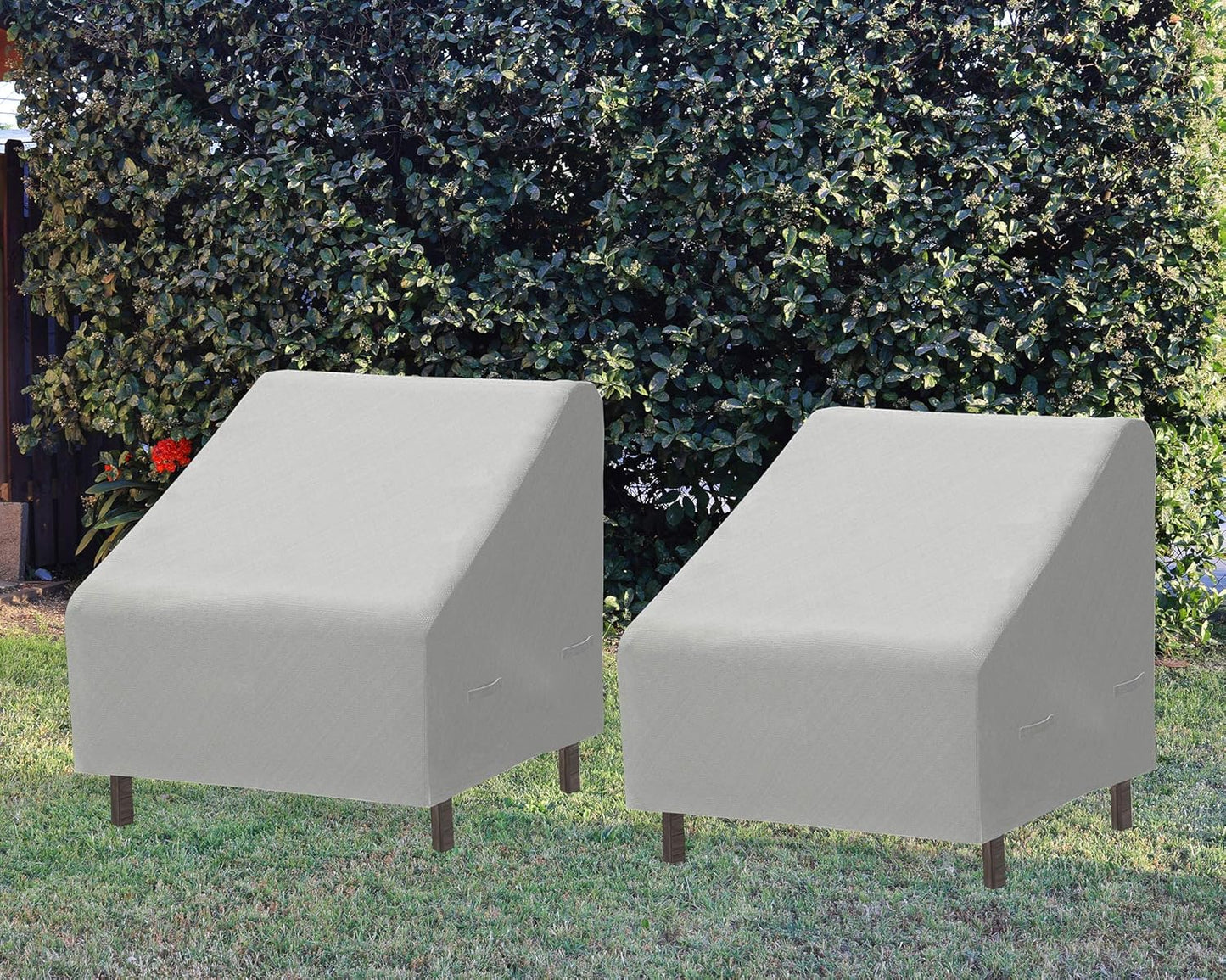 Simple Houseware Patio Chair Covers Waterproof 2 Pack, 39 x 32 x 29 Inches