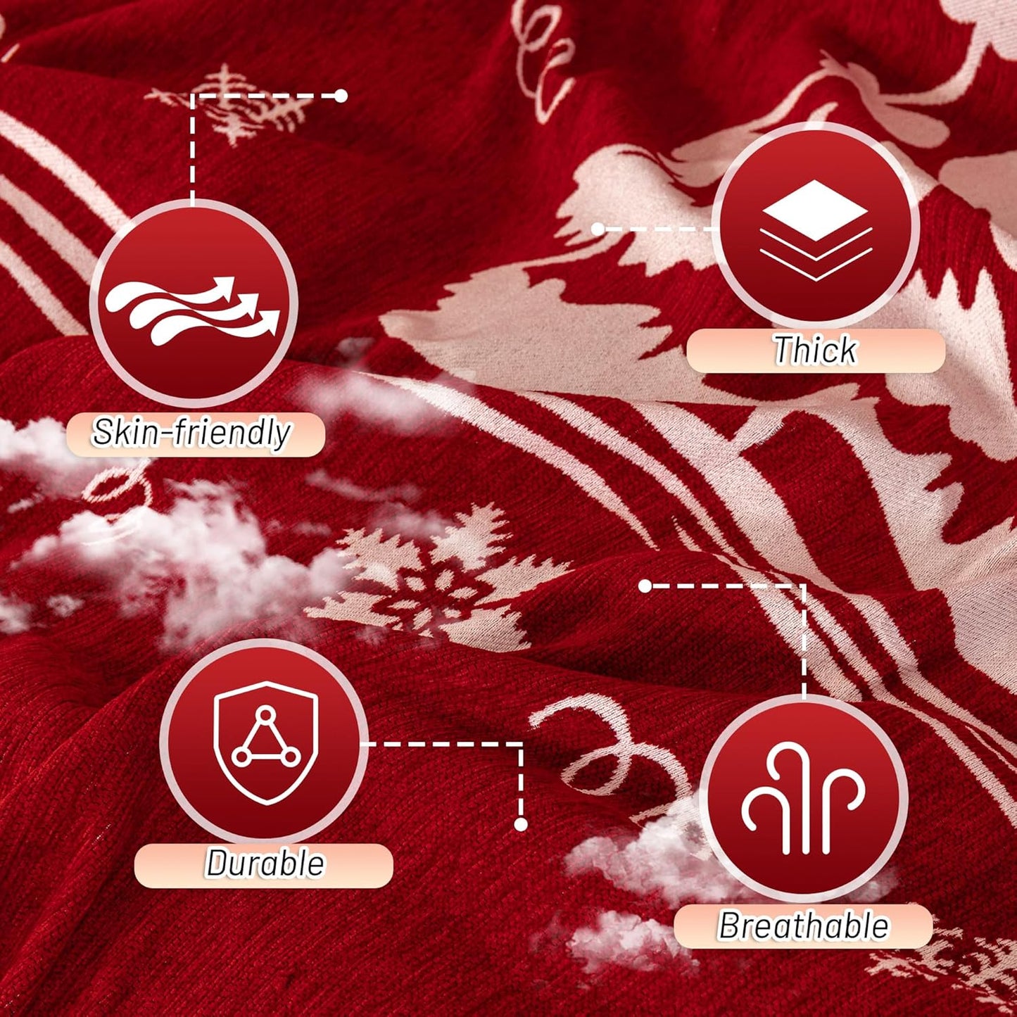 MYSKY HOME Couch Covers Couch Cover for Dogs Washable Couch Covers for Sectional Sofa Sofa Covers for 3 Cushion Couch Sofa Cover for Living Room Furniture Protector for Pets, Kids, 71"x134", Red